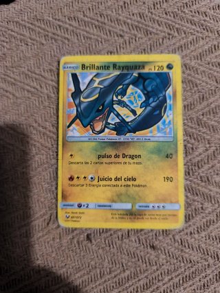 Carta Pokémon Rayquaza Brillante 120 HP