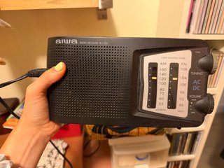 Radio Aiwa FR-C300 Portátil