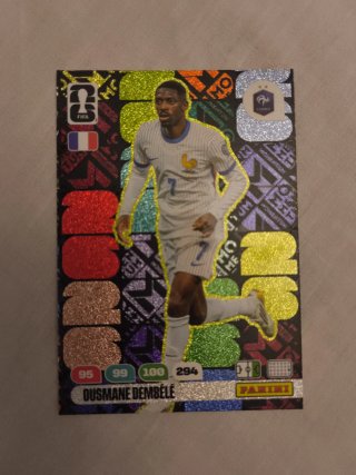 Cromo colección Ousmane Dembele Panini FIFA