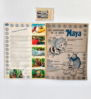 LA ABEJA MAYA DANONE ALBUM CROMOS COMPLETO