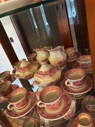 Vajilla porcelana vintage juego completo