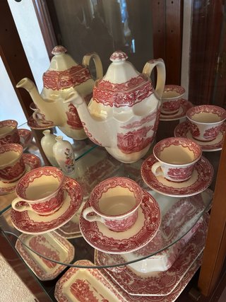 Vajilla porcelana vintage juego completo