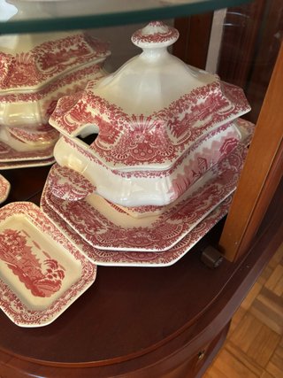 Vajilla porcelana vintage juego completo