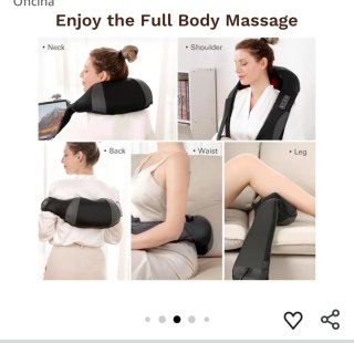 Cojín Masaje Shiatsu Marnur Negro/Gris