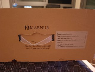 Cojín Masaje Shiatsu Marnur Negro/Gris
