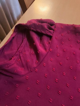 Blusa SHEIN burdeos talla s