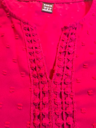 Blusa SHEIN burdeos talla s