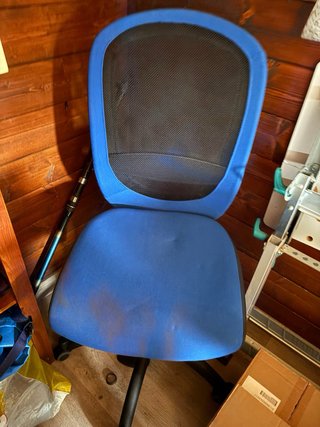 Silla de oficina Ikea Flintan azul