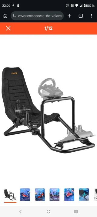 Cockpit Volante Carreras VEVOR