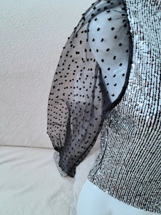 Maglia donna paillettes tg S