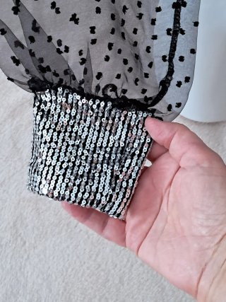 Maglia donna paillettes tg S