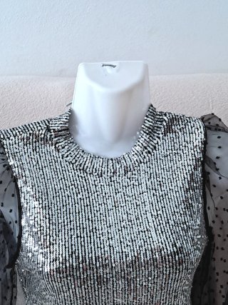 Maglia donna paillettes tg S