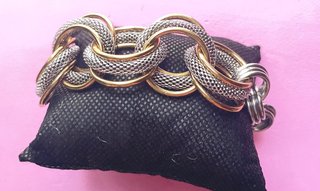 Pulsera Acero Inoxidable Bicolor