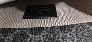 Riñonera Gucci GG Supreme Negra y Gris