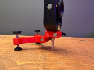 Mini Bípode para Prisma Topografía (Peanut Prism)