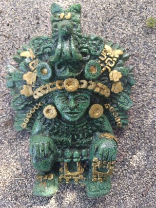 Figura Decorativa Zapoteca in Pietra