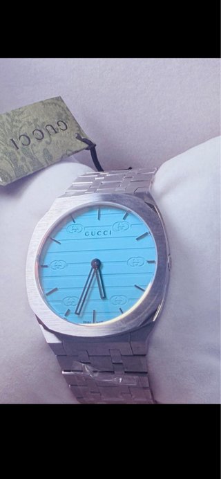 Orologio Gucci Blu e Argento