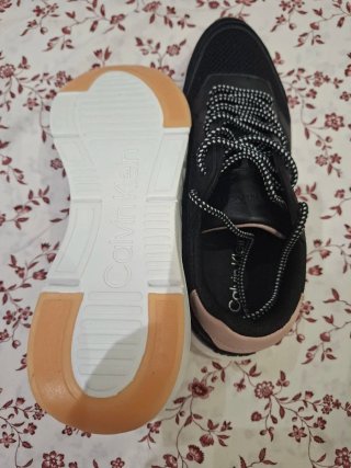 Zapatillas Calvin Klein Mujer Negras y Rosas