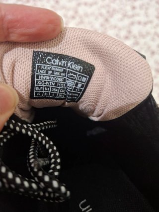 Zapatillas Calvin Klein Mujer Negras y Rosas
