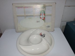 Set Vajilla Vaca Vintage - Fuente y Plato