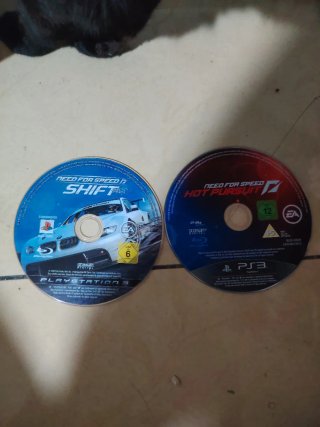 2 Discos PS3 Need for Speed (Shift y Hot Pursuit)