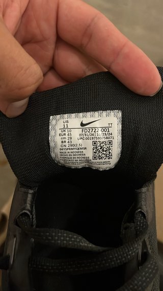 Zapatillas Nike Air Zoom Negras