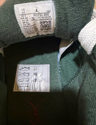 Jordan Session Verde Talla 42