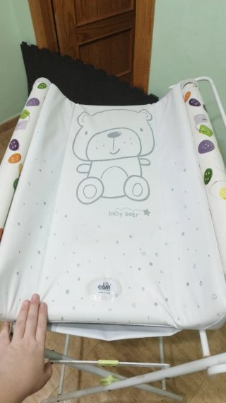 Cambiador de bebé con soporte