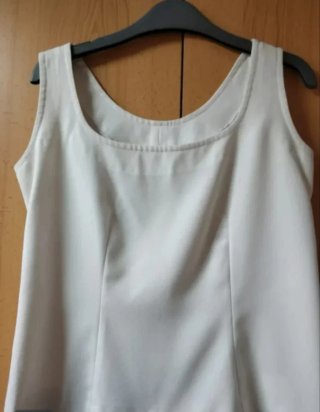 Blusa Blanca sin Mangas