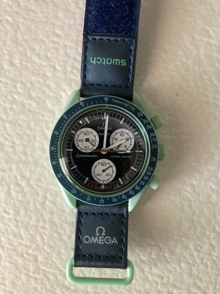 Omega Speedmaster Moonwatch Swatch Verde
