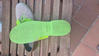 Zapatos Camper Mujer Beige y Verde