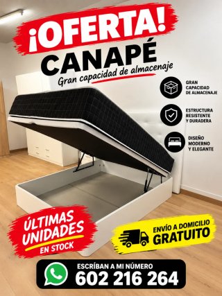 CANAPES Y COLCHONES EN OFERTA TODAS LAS MEDIDAS!!!