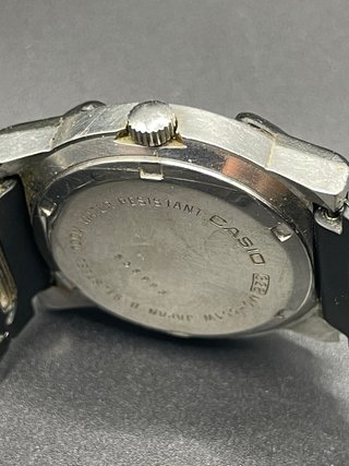 Reloj Casio Quartz Negro/Plata