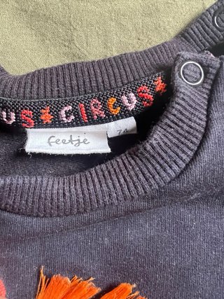 Sudadera unicornio 74cm, marca Feetje