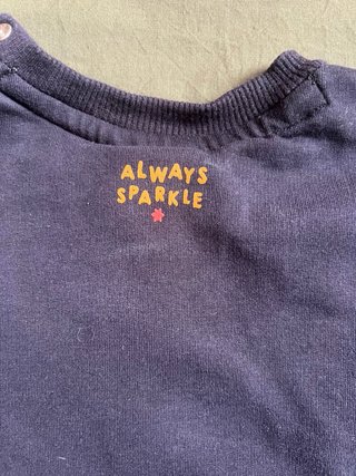 Sudadera unicornio 74cm, marca Feetje
