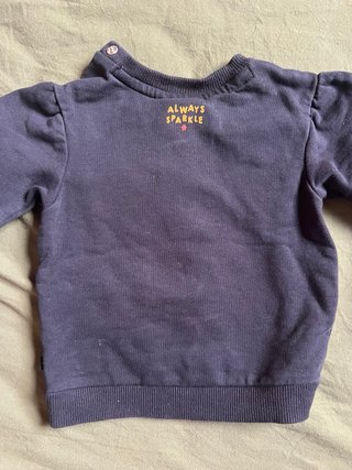 Sudadera unicornio 74cm, marca Feetje