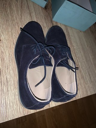 Zapatos niño elegantes azul T.38