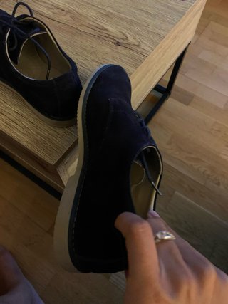 Zapatos niño elegantes azul T.38