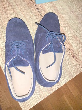 Zapatos niño elegantes azul T.38
