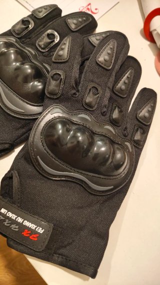 Guantes de Moto Tácticos Negros