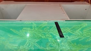 Mueble blanco para acuario (tortuguero o pecera)