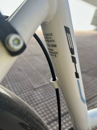 Bicicleta Miami blanca + Casco rojo
