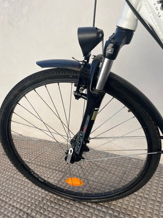 Bicicleta Miami blanca + Casco rojo