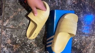 Chanclas Adidas Beige Talla 37