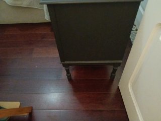 Cómoda auxiliar mármol y madera