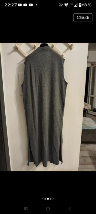 Cardigan lungo in lana