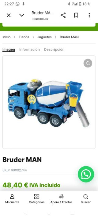 Hormigonera Bruder MAN