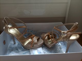 Sandalias Guess Piel Beige Talla 36