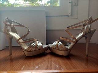 Sandalias Guess Piel Beige Talla 36