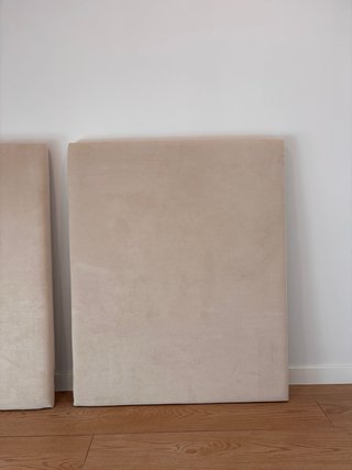 Cabecero de cama 90cm beige